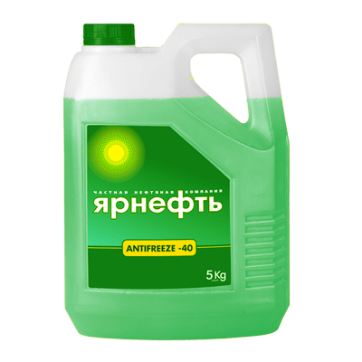 Ярнефть Антифриз -40℃ Зелёный