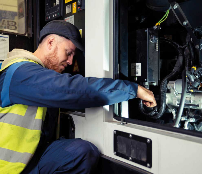 Обслуживание дизель генератора